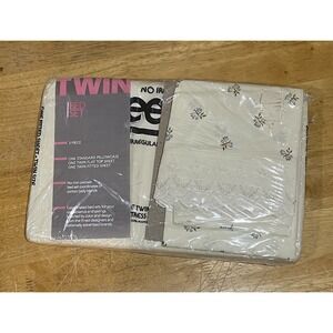 Sleepwell‎ Twin Floral Bed Sheet Set Irregular All Over Floral New Vtg